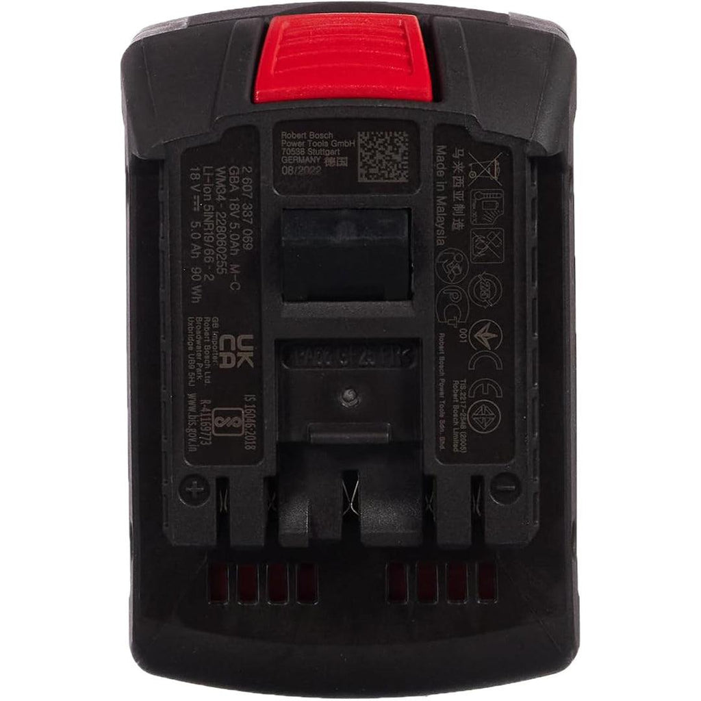 Bosch 18V 5.0Ah Lithium-Ion Batteries – Twin Pack (Professional Range)